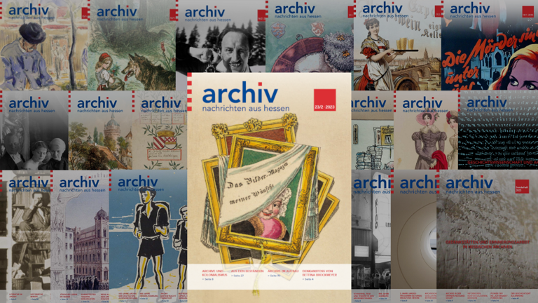 Kollage: Titelseiten aller Archivnachrichten seit 2015