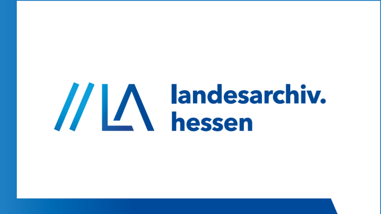 Logo des Hessischen Landesarchivs: HLA - landesarchiv.hessen