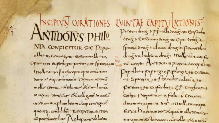 Handschrift des frühen 9. Jahrhunderts