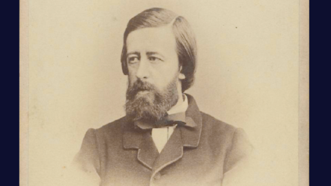 Porträtfoto von Hermann Grimm um 1859, fotografiert von Carl Günther, Berlin (HStAM, 340 Grimm, B 27) Porträtfoto (Brustbild) von Hermann Grimm, um 1859, fotografiert von Carl Günther, Berlin (HStAM, 340 Grimm, B 27)