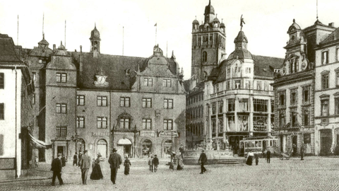 Darmstadt Ansichten und Einsichten auf der Bildpostkarte
