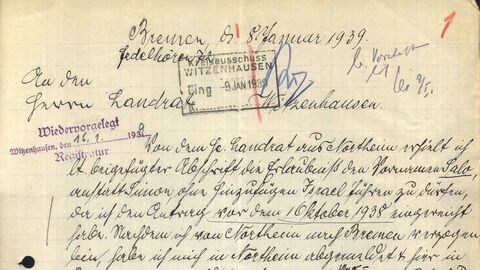 Handgeschriebener Brief