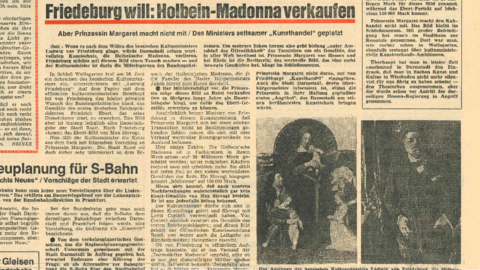 Historischer Zeitungsartike