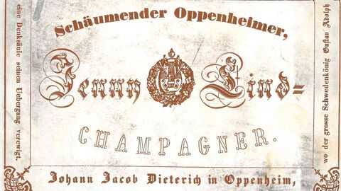 Champagner Etikett