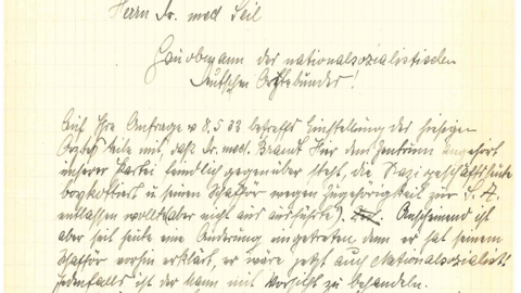 Handschriftlicher Text
