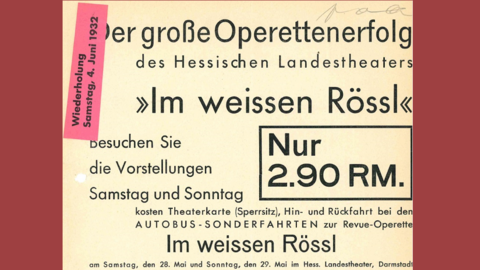 Gedrucktes Plakat mit Text