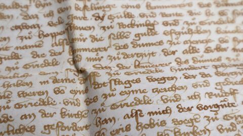 Ausschnitt einer Urkunde