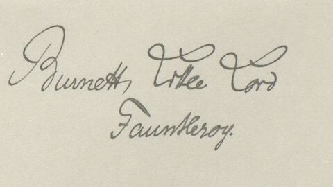 handschriftlicher Eintrag auf Papier