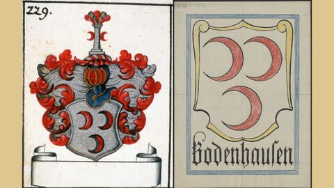 Zwei Wappen nebeneinander