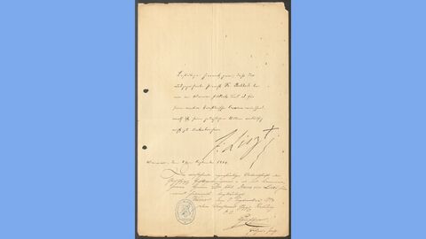 handschriftliches Dokument